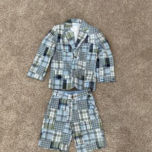 Toddler Boys blazer and shorts set Jamie and Jack 5T
